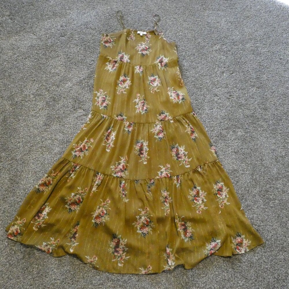 Madewell Tiered Maxi Sundress Floral Cottage core Feminine